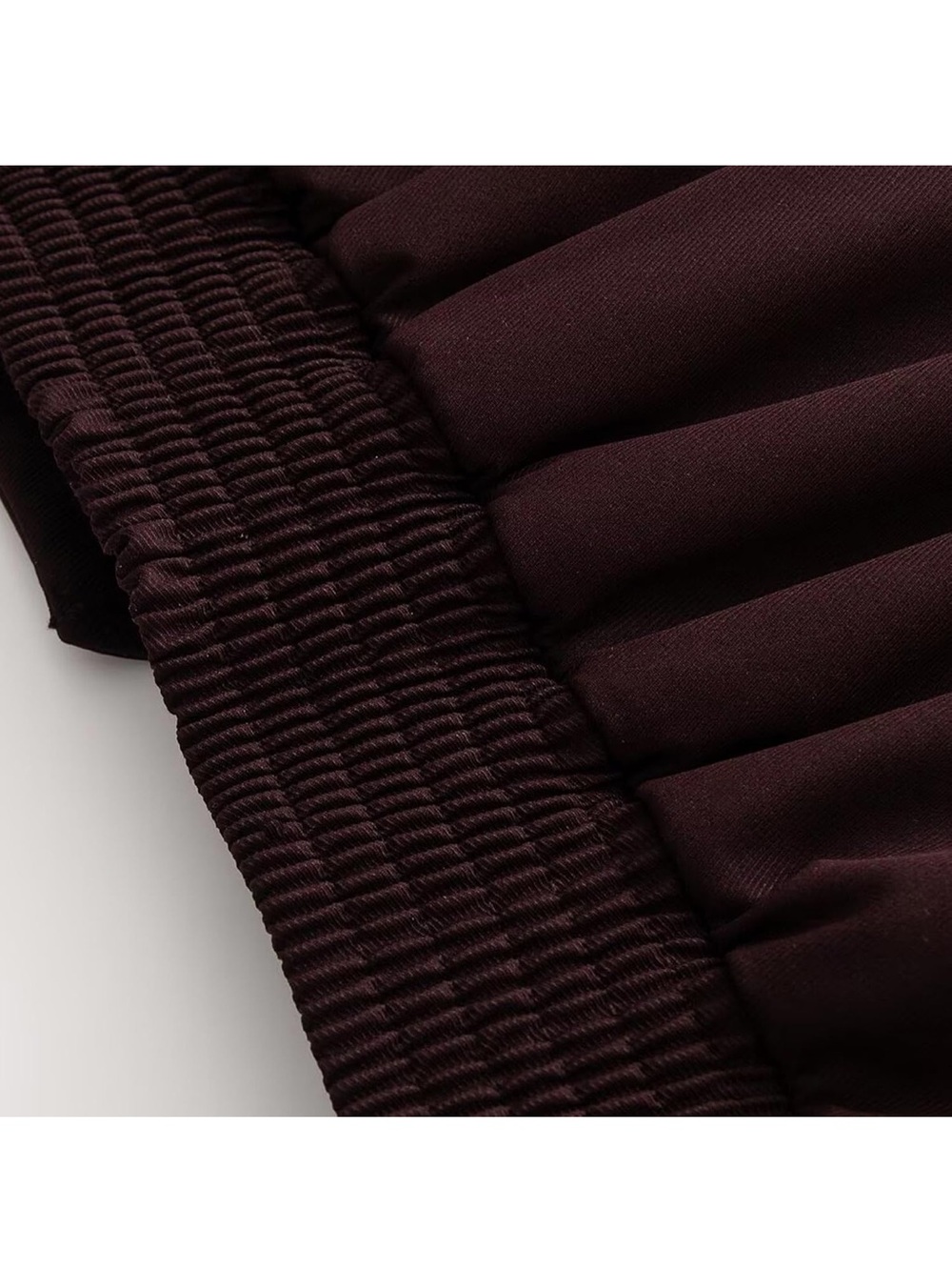 Women's Dark Brown Cropped Shawl-Collar Jacket - Picture 5 of 10